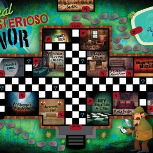 Sebastian Sharp and Elise Sharp Musical Misterioso Manor Clue Themed Practice Motivation Game Board